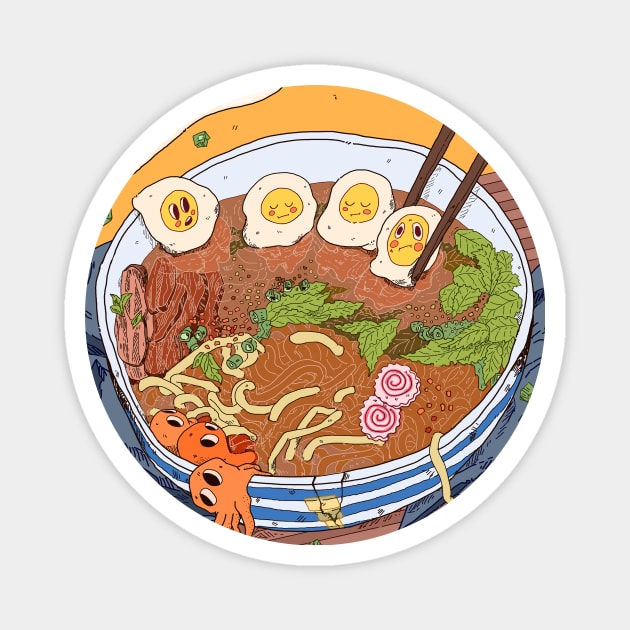 Ramen Magnet by reysaurus